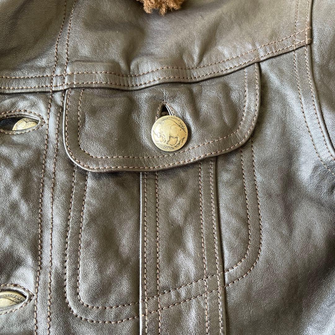 最高 ダブルアールエル ギャンブラー レザージャケット XS レザー