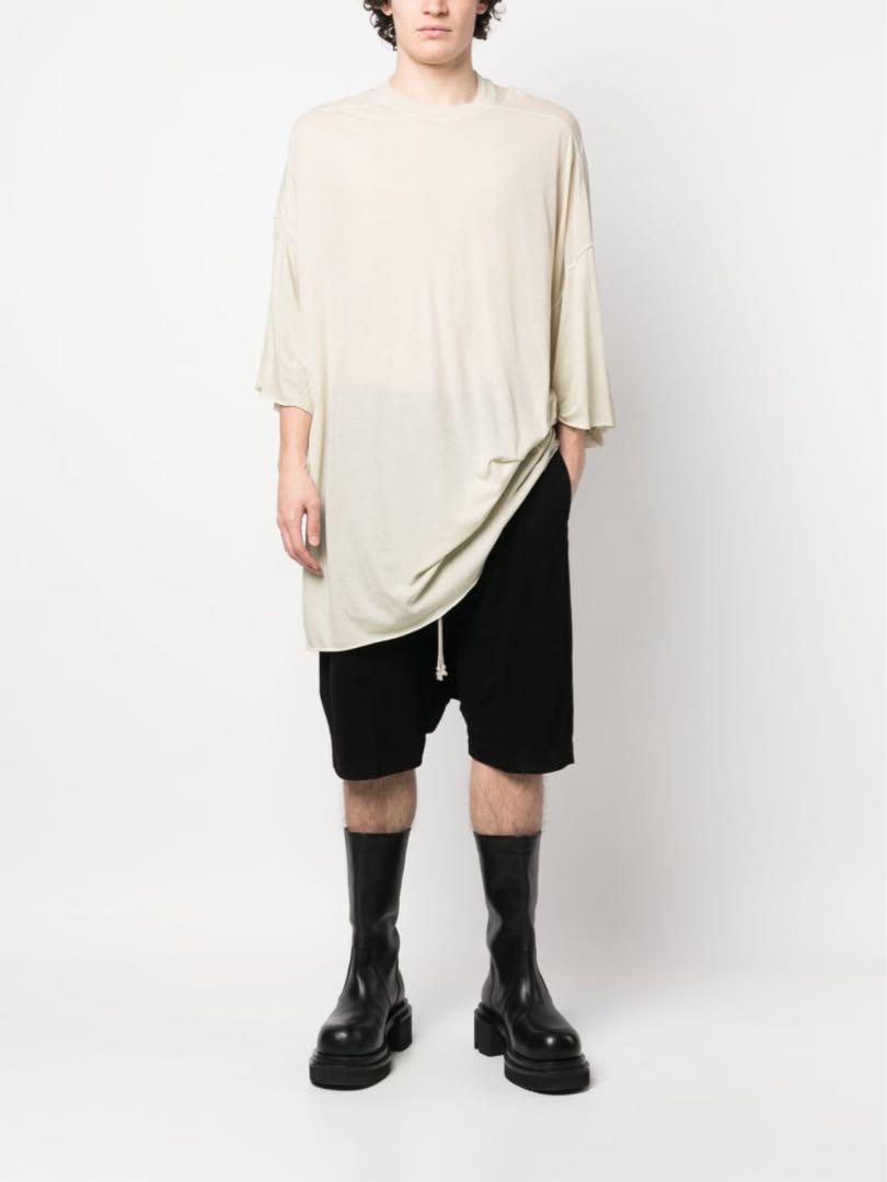 定価6.8万】新品 Rick Owens オーバーサイズ Tシャツ ベージュ