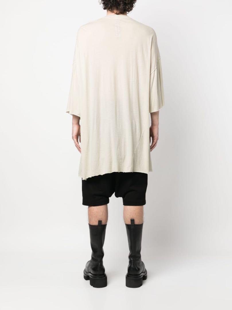 SS25 RICK OWENS◆長袖Tシャツ ベージュ SS25 RICK OWENS◇長袖Tシャツ ベージュ