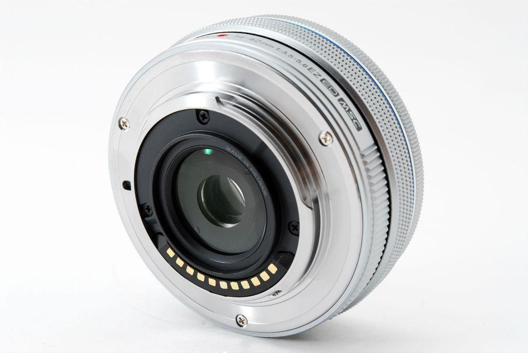 ❤ほぼ新品❤️ OLYMPUS パンケーキレンズ ❤14-42mm シルバー❤️