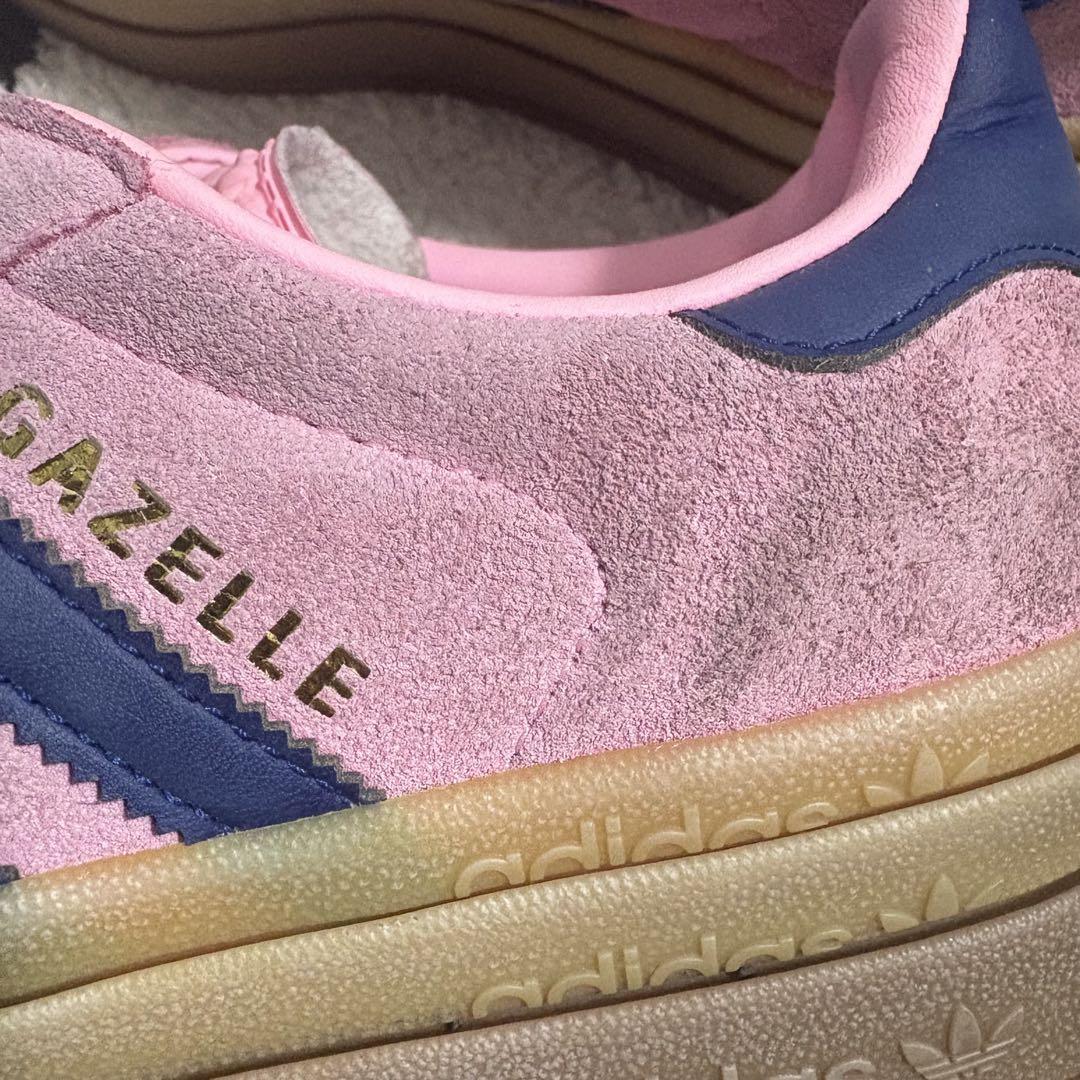 adidas gazelle ピンク×ネイビー高 品質