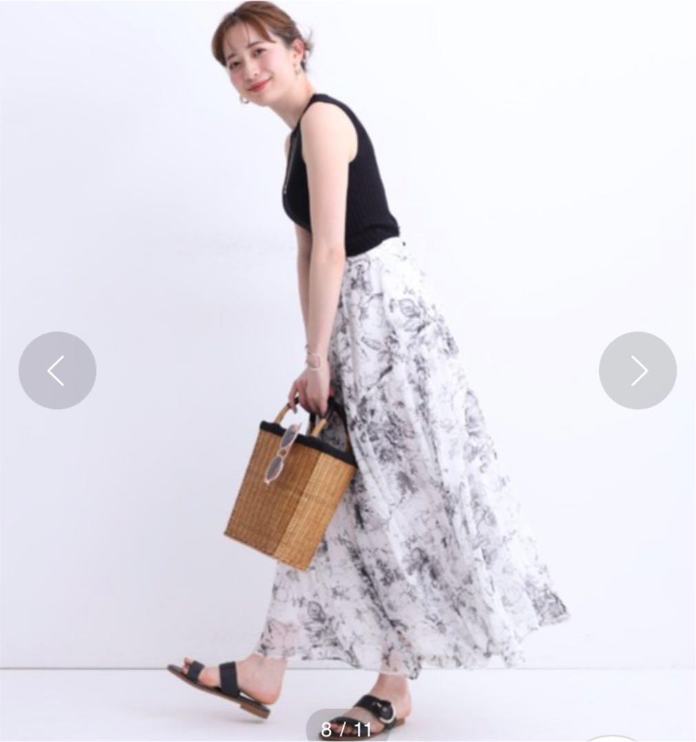HOT即納 新品 エッチングフラワーアシメスカート O8JoC-m69533641575 Rirandture 正規保証