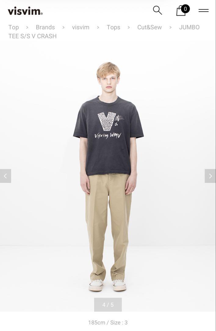 おまけ付 visvim 25ss JUMBO TEE S/S V CRASH 3 - メルカリ