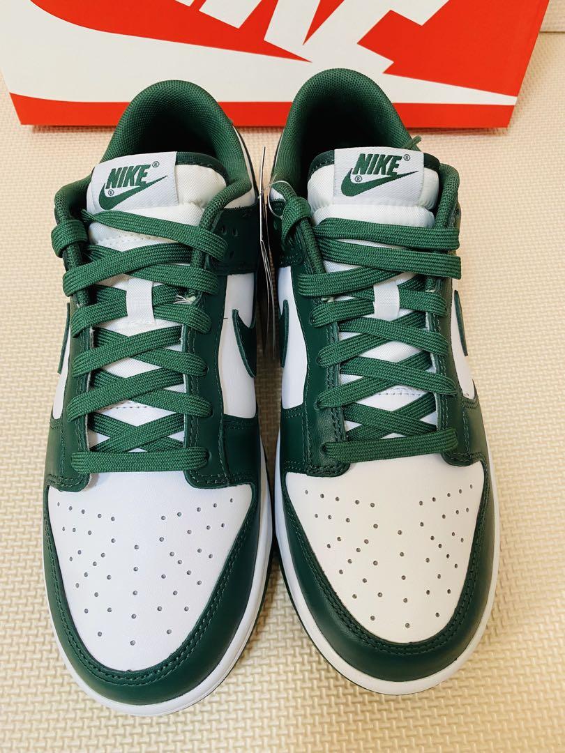 【新品】NIKE DUNK LOW RETRO 9.5 ホワイト/グリーン