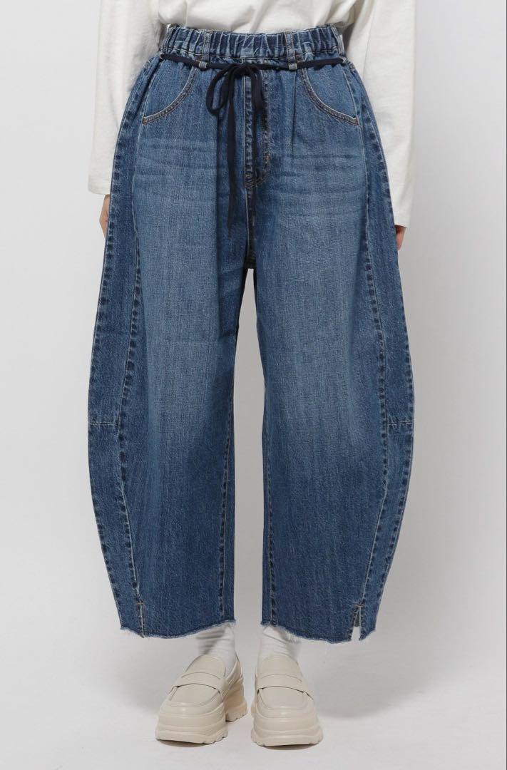 ニコアンド 2024SS EASYCOCOON DENIM ブルー