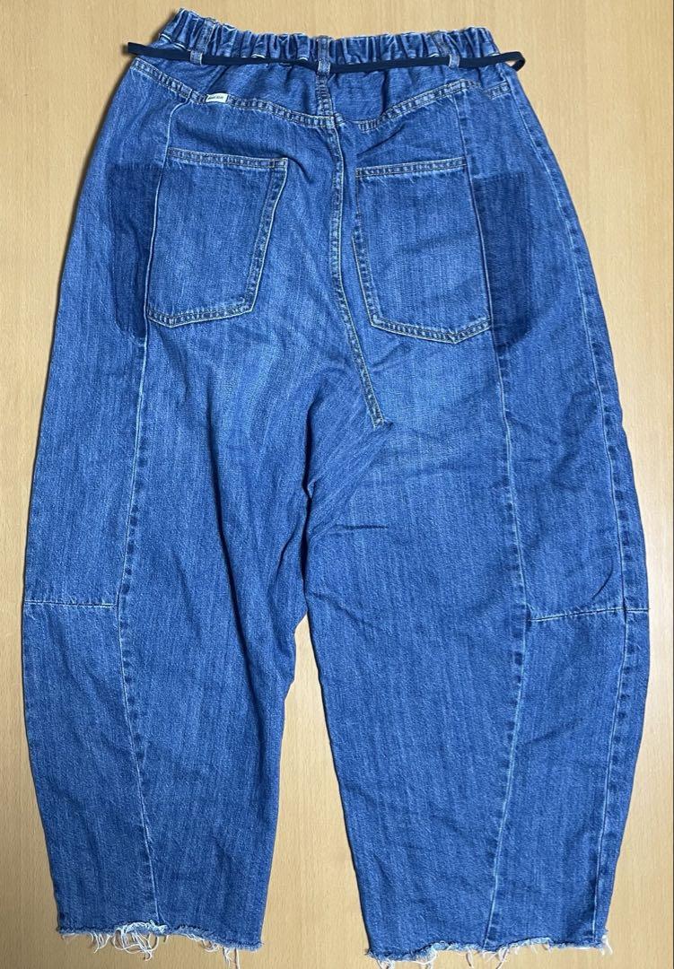ニコアンド 2024SS EASYCOCOON DENIM ブルー