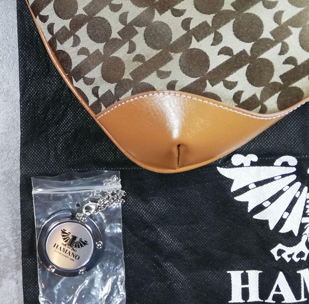 【美品】HAMANO 皇室御用達 ジャガード ワンショルダー バッグ 付属品