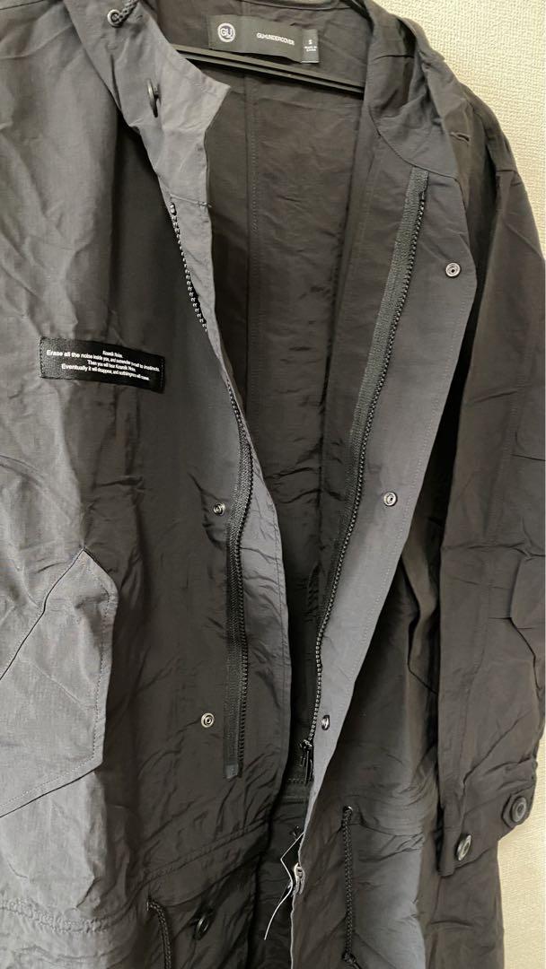 新品GU UNDERCOVER オーバーサイズモッズコート Sサイズ ブラック