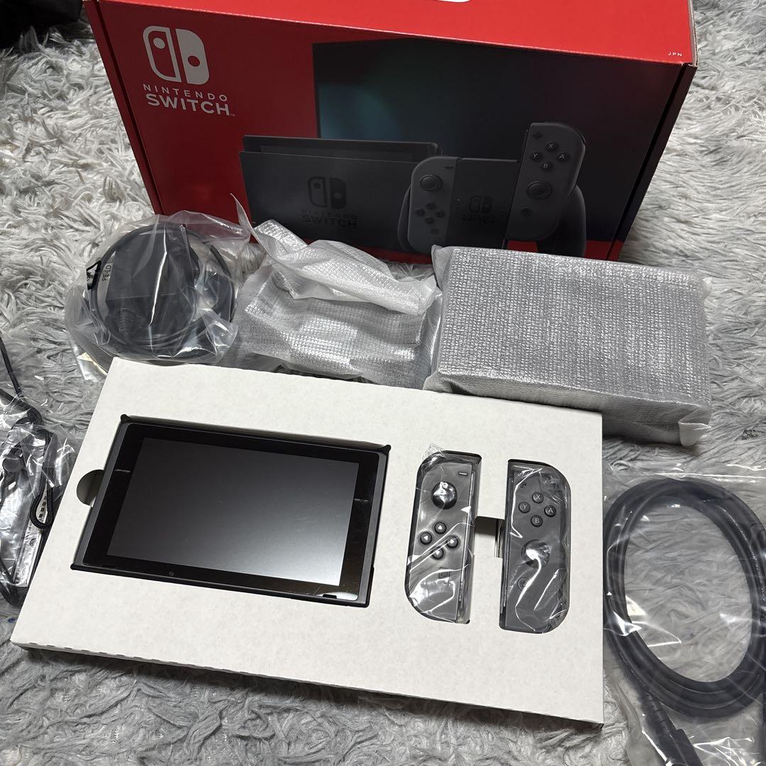 Nintendo Switch グレー 新モデル　ニンテンドースイッチ