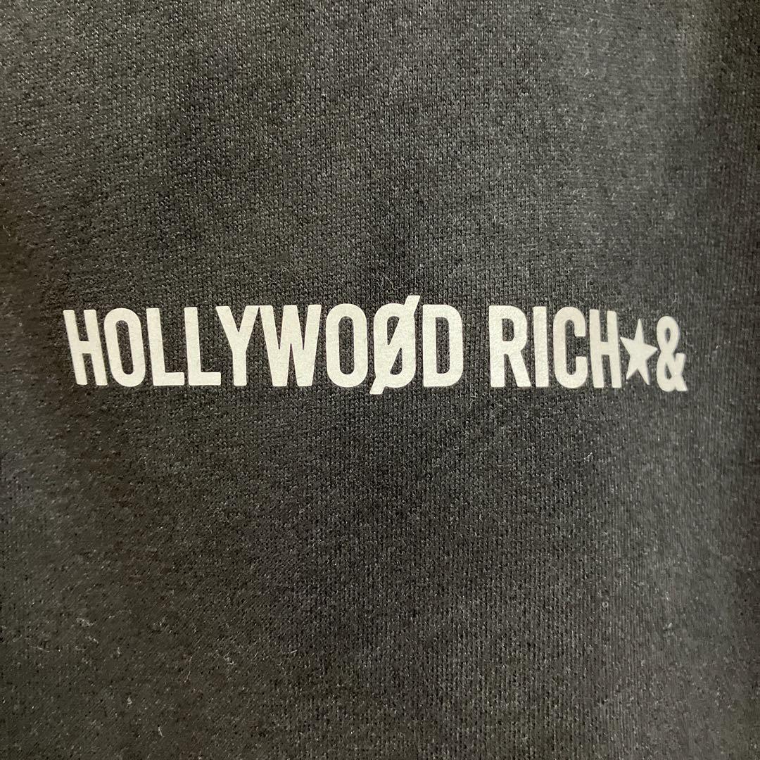 Hollywood Rich.& リフレクタープリント ZIPパーカー