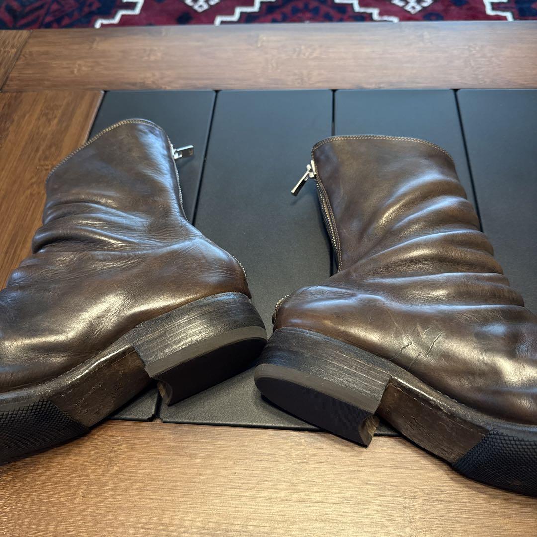 【DOVE】【guidi】ブラウンレザー バックジップ定価207900円
