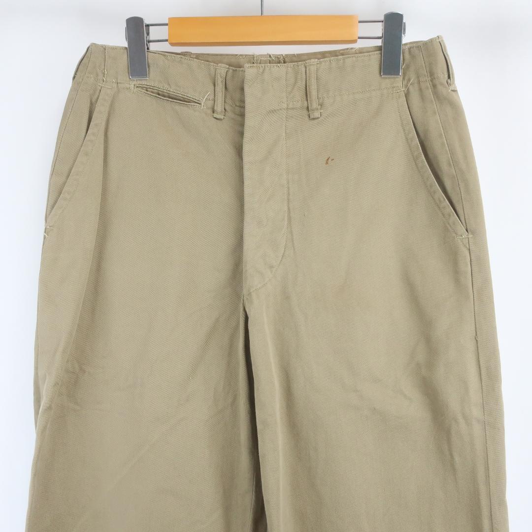 40s~50s VINTAGE USMC D2780 ボタンフライ チノ パンツ 40s~50s VINTAGE USMC D2780 ボタンフライ チノ パンツ
