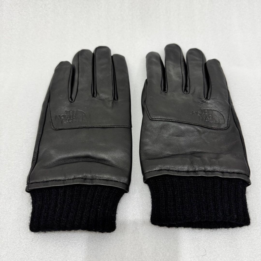 新品 THE NORTH FACE ノースフェイス レザー グローブ 手袋