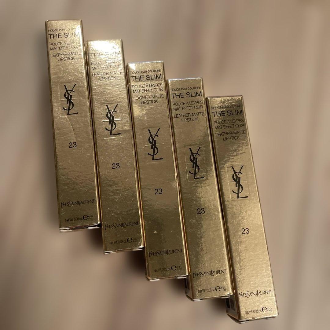 YSL THE SLIM 口紅 23 5本セット1本売可Yves Saint Laurent