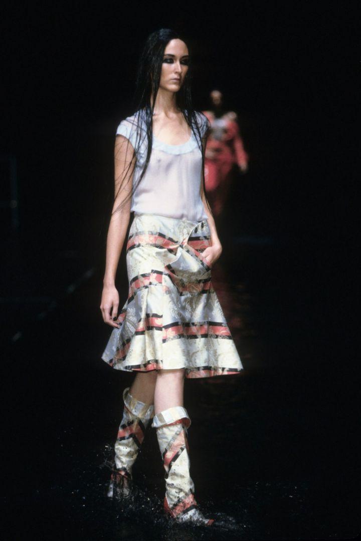 ALEXANDER McQUEEN 2000SS 変形フレアスカート