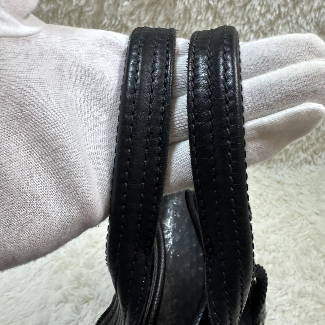 BOTTEGA VENETA ハンドバッグ　スエード　レザー　黒　大容量