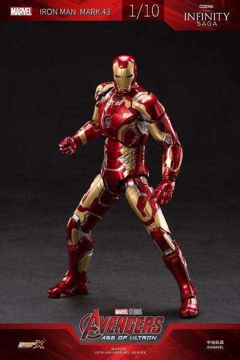 (ラスト1) ZDTOYS 1/10 アイアンマン マーク43 IRONMAN