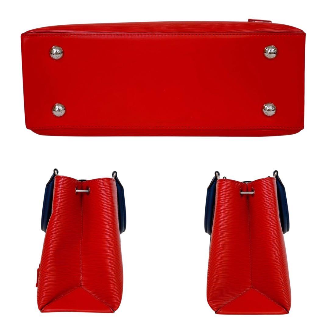 新品同様　ルイヴィトン エピ クレベールMM バイカラー　ショルダーバッグ