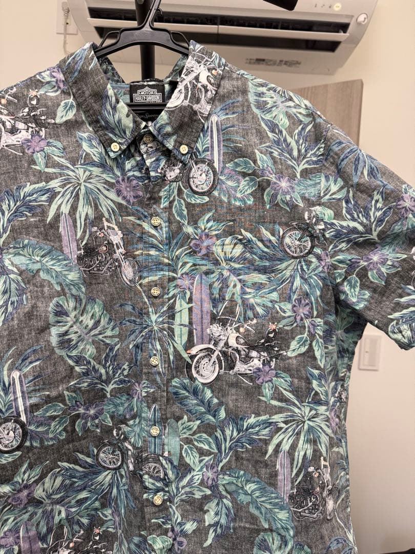 HARLEY-DAVIDSON Reyn Spooner コラボアロハシャツ
