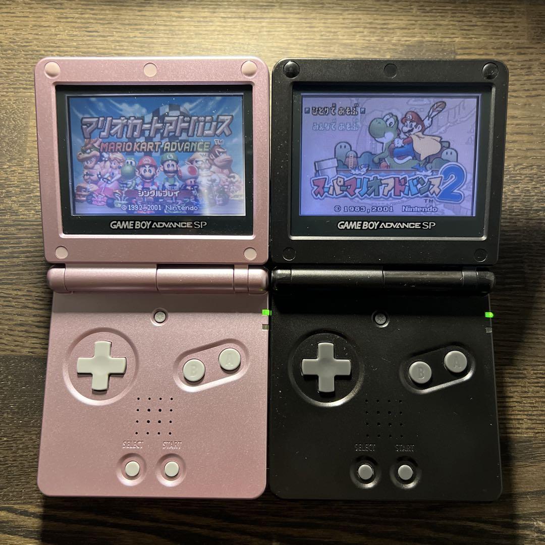ゲームボーイアドバンスSP 本体 ブラック ＆ 充電器 ゲームボーイアドバンスSP 黒 純正充電器付き