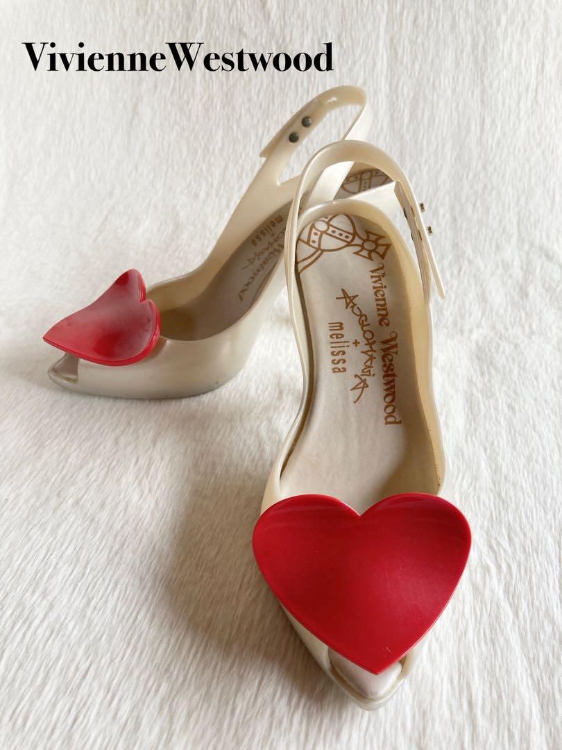 Vivienne Westwood ハート型オープントゥ　ハイヒール