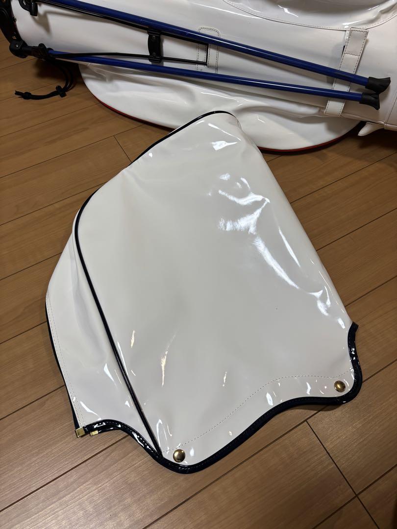 美品 muta MARINE ムータマリン エナメル スタンドキャディバッグ