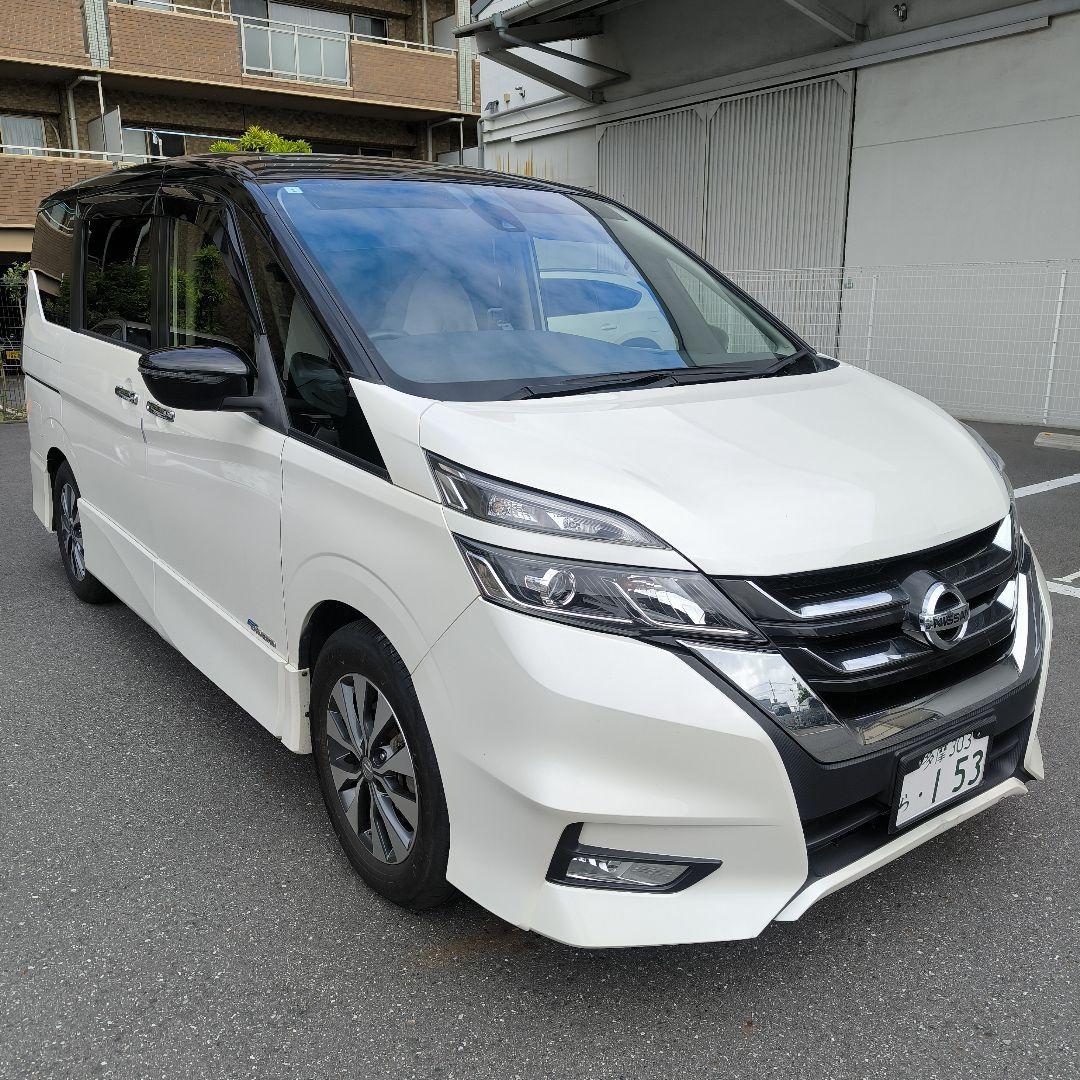日産セレナ白‼️LEDヘッドライト日産セレナ2016年 ‼️クルーズコントロール