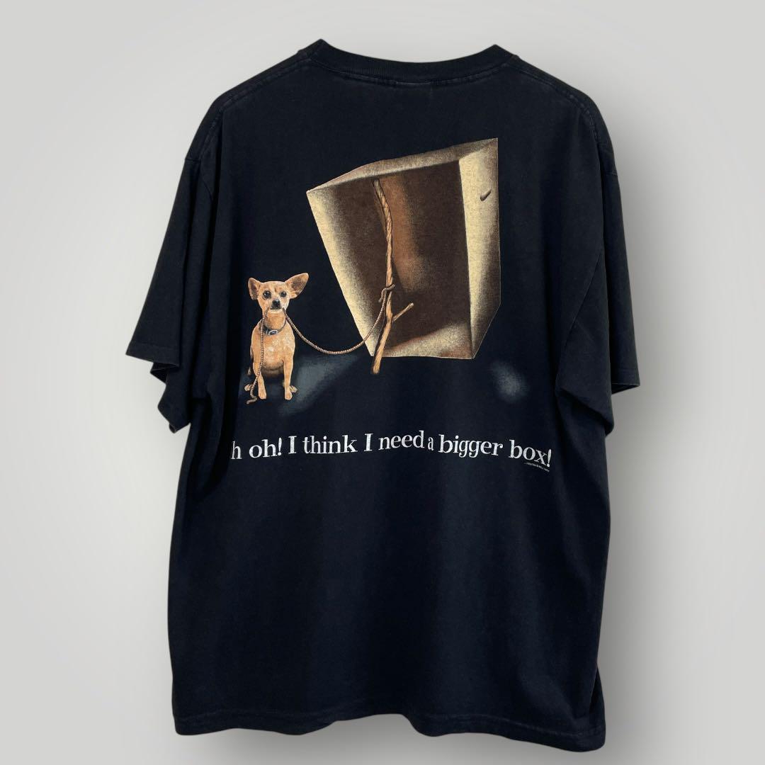 90s USA製 Taco Bell チワワ ゴジラ 両面プリントTシャツ企業系