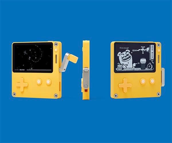 手回しクランク付き携帯ゲーム機playdate
