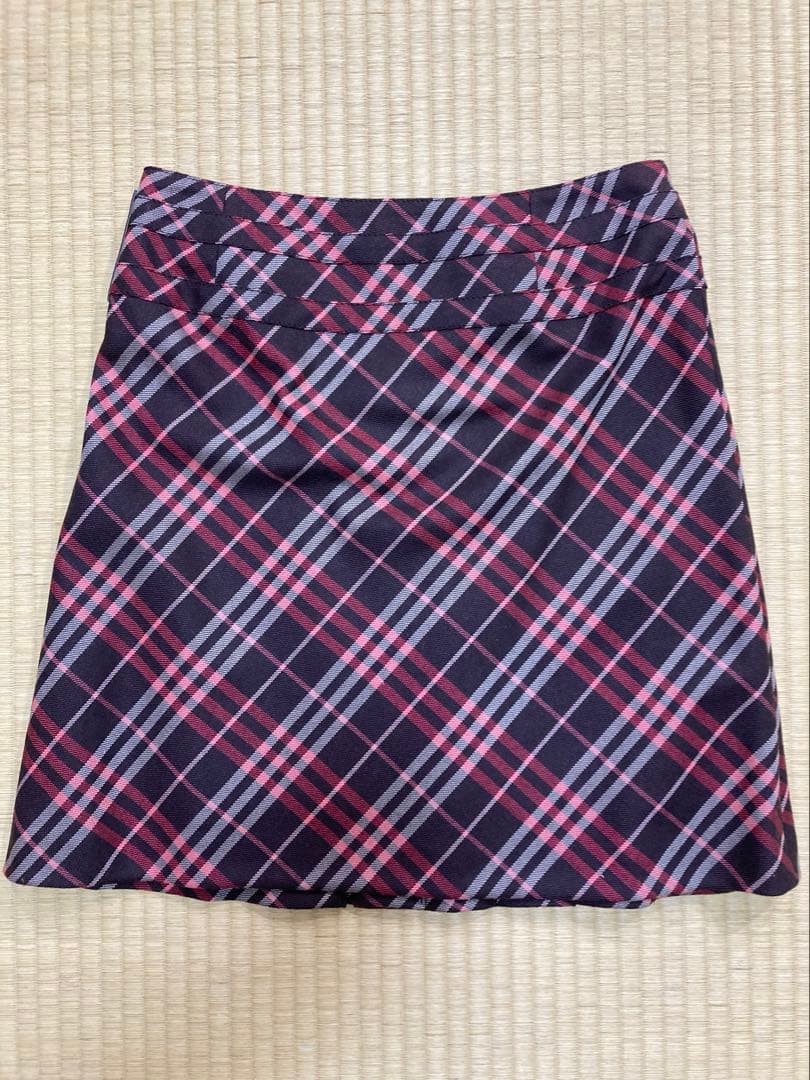 Burberryチェック プリーツスカート　36