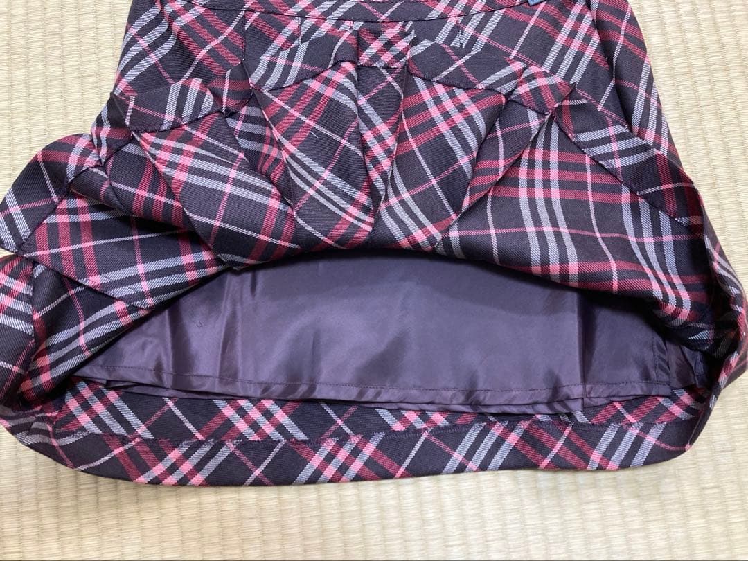 Burberryチェック プリーツスカート　36