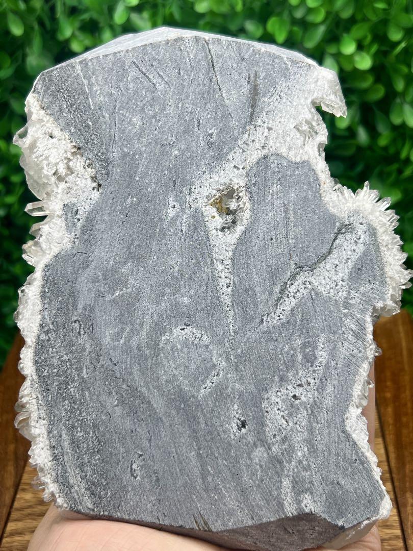 レア☆天然水晶クラスター カルサイト共生 美品 鉱物 置物