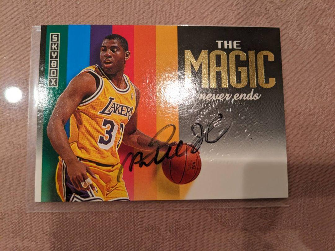 これは強烈です⚫NBA⚫MAGIC JOHNSON⚫マジックジョンソン⚫AUTO