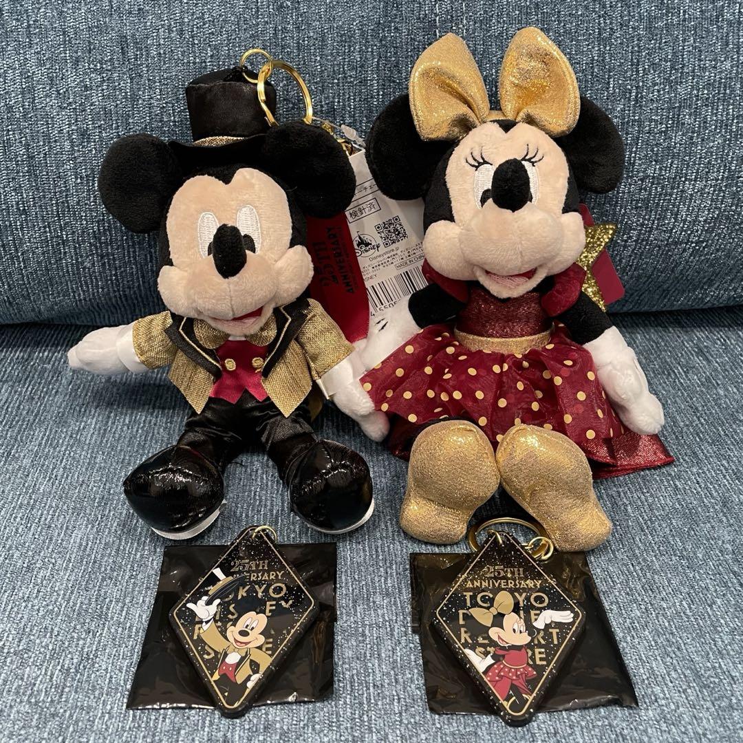 ディズニーストア ぬいぐるみキーチェーン キーホルダー