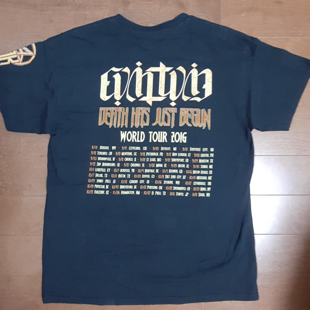 ANTHRAX アンスラックス WORLD TOUR 2016 Tシャツ 古着