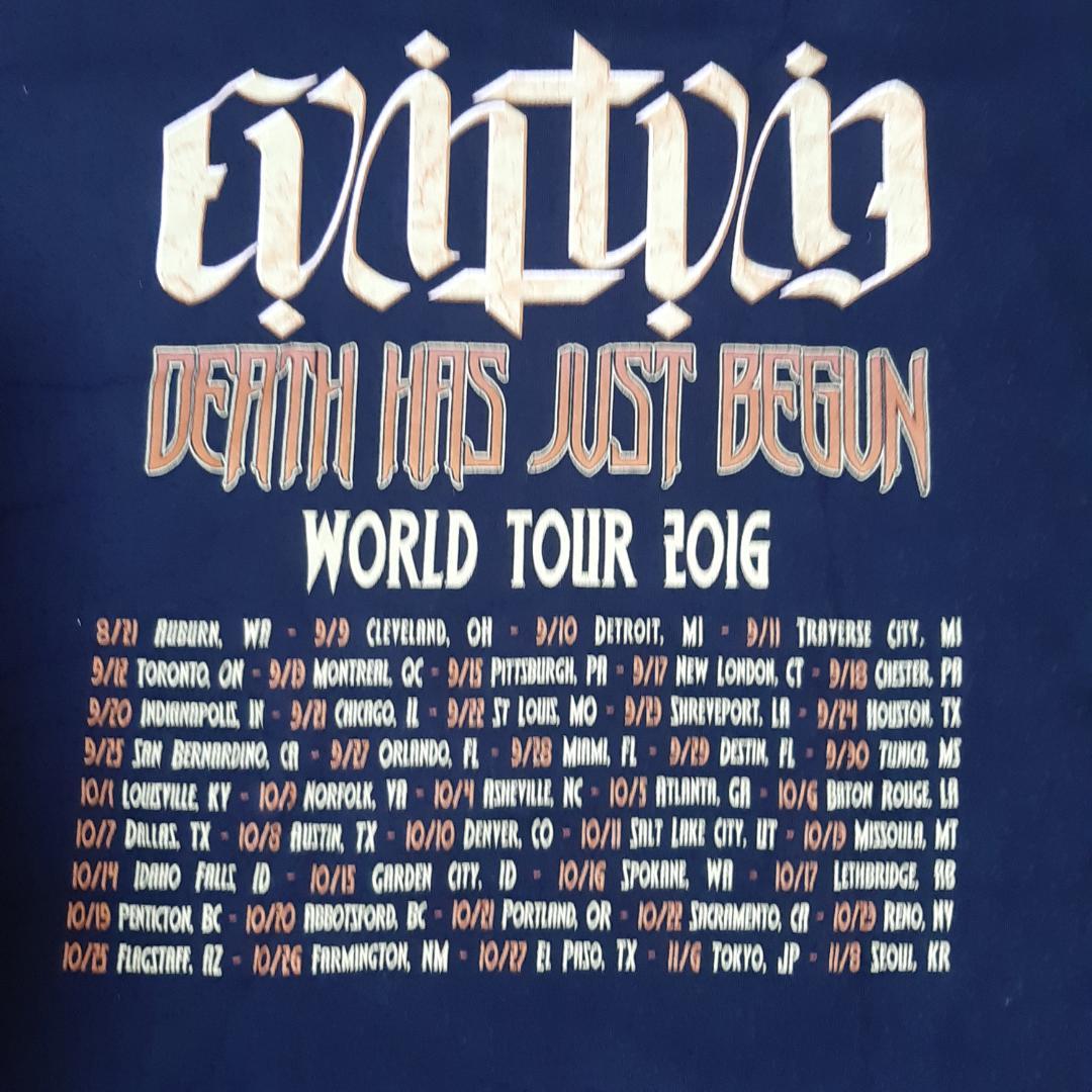 ANTHRAX アンスラックス WORLD TOUR 2016 Tシャツ 古着