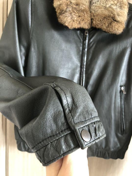 Journal Standard ファー付きレザージャケット - メルカリ