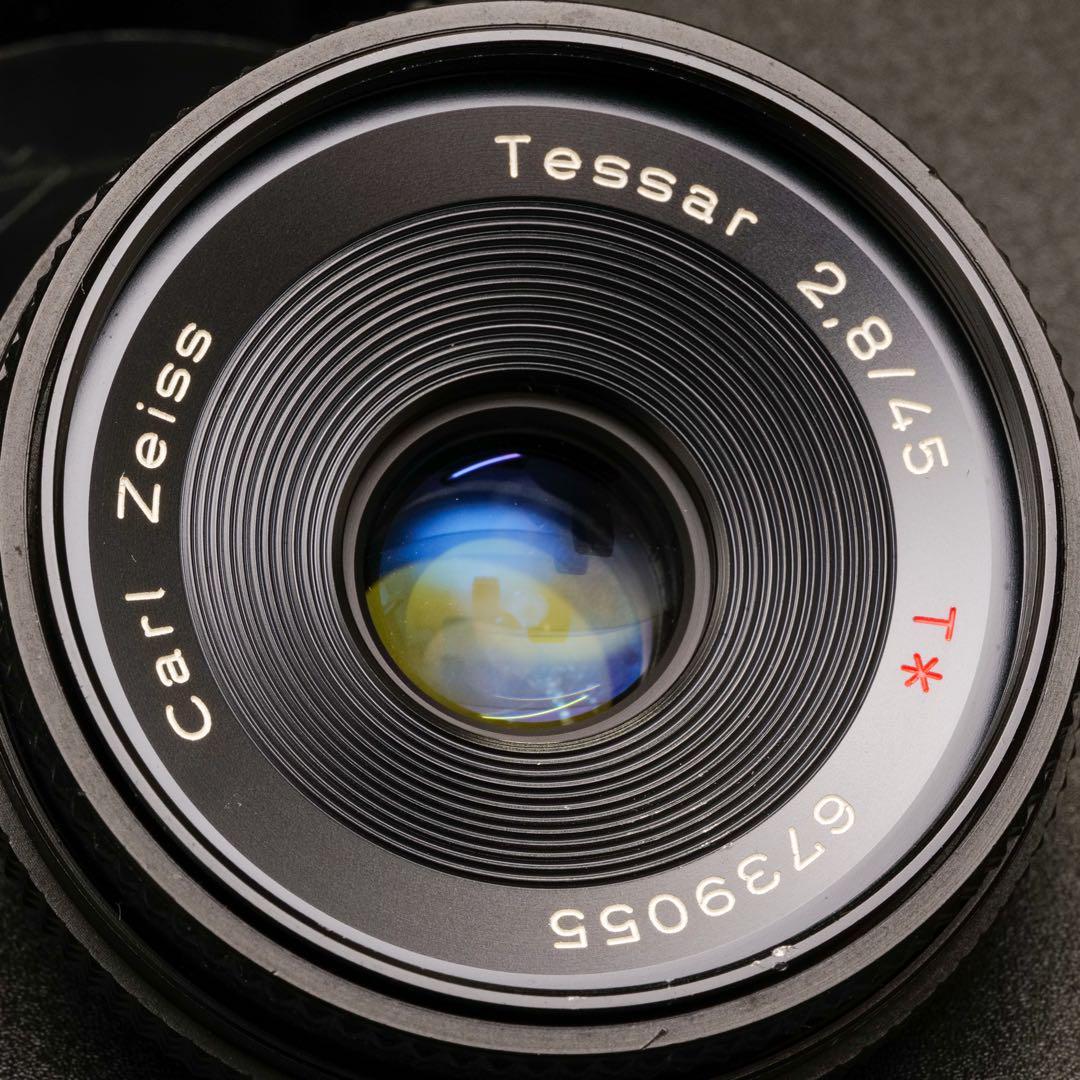 ヤシカCONTAX Zeiss Tessar T* 45mm F2.8 AEJ