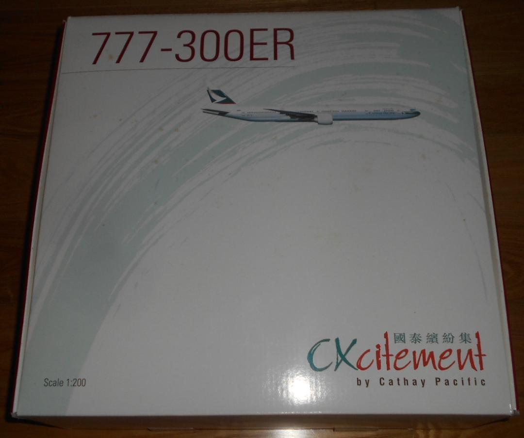キャセイパシフィック航空 1/200 B777-300ER 公式モデル プラ製 www