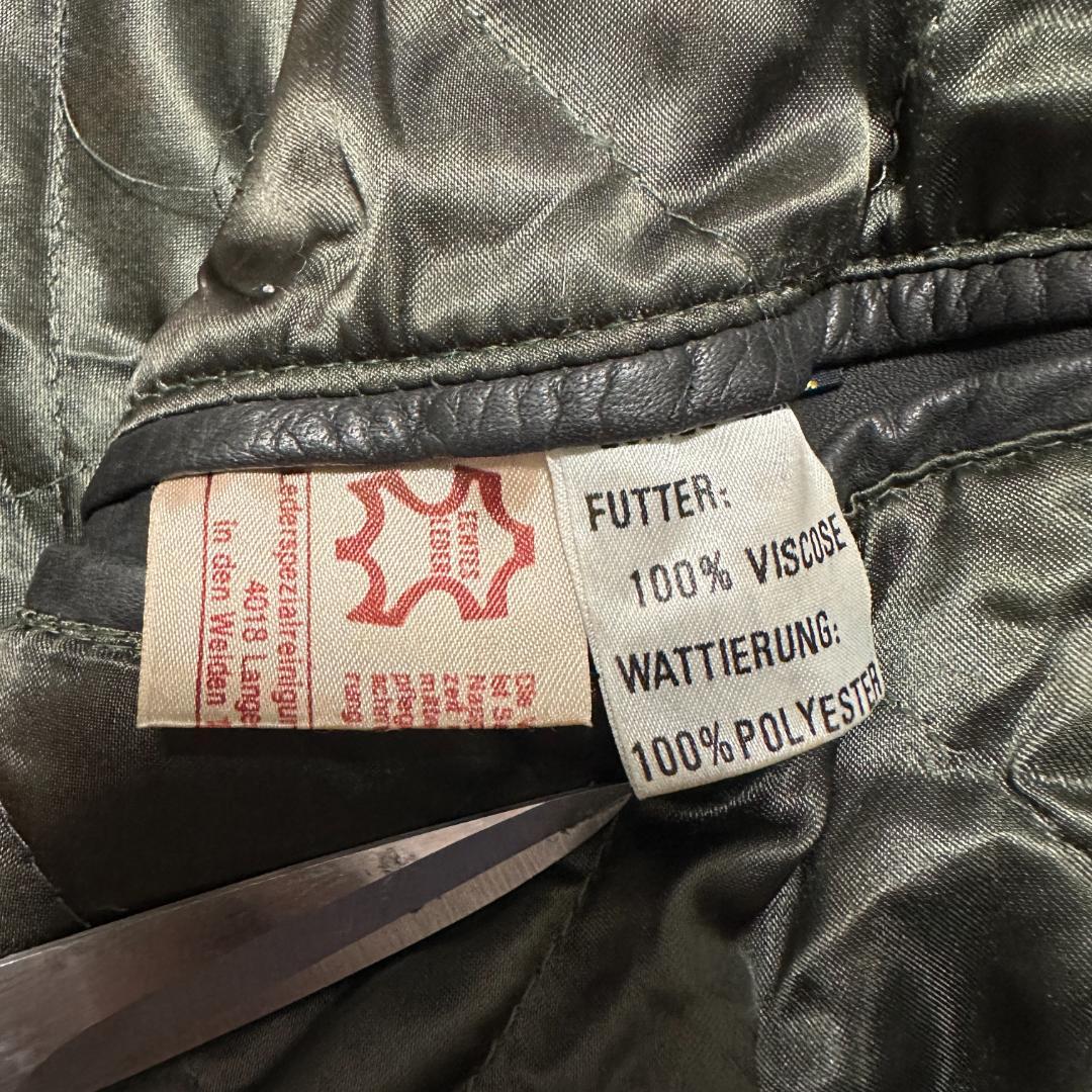 80s METROPOL LEATHER レザーライダースジャケット 黒 XL 80s METROPOL LEATHER レザーライダースジャケット 黒 XL