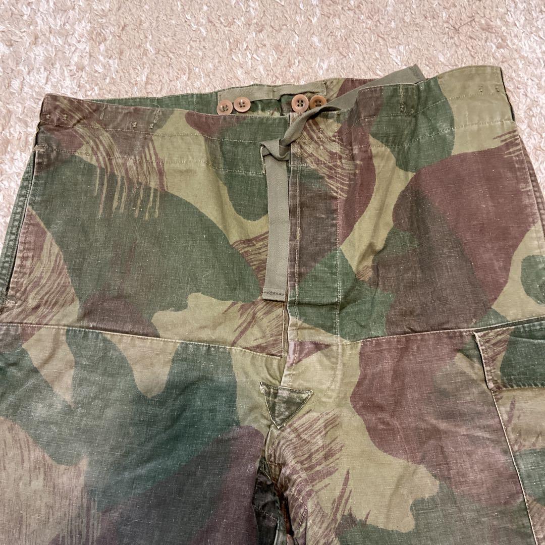 超美品 ベルギー軍 ブラッシュストローク カモパンツ　後期型 希少】 ベルギー軍 ブラッシュストローク カモ パンツ 後期
