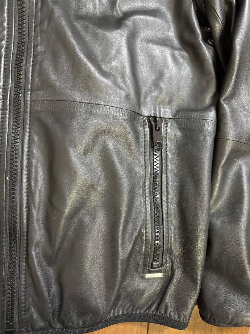 DIESEL L-MELVINS JACKET シープスキン Sサイズ ブラック