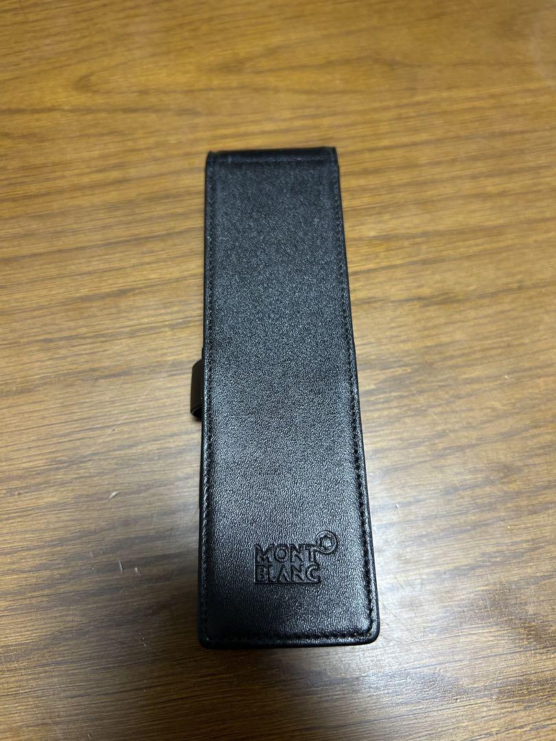 Montblanc ブラック本革 ペンケース