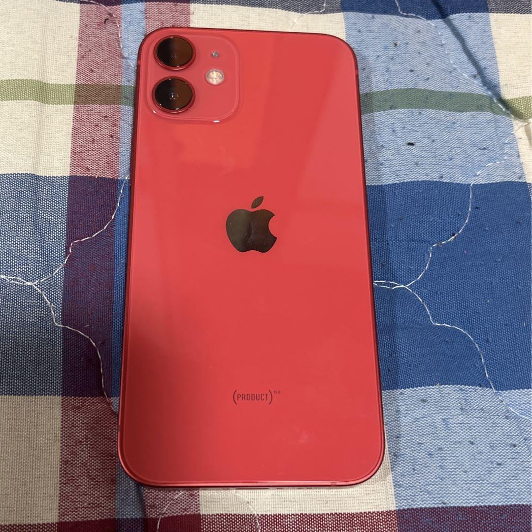 iPhone12 mini256gbレッドSIMフリースマホ 本体 Apple