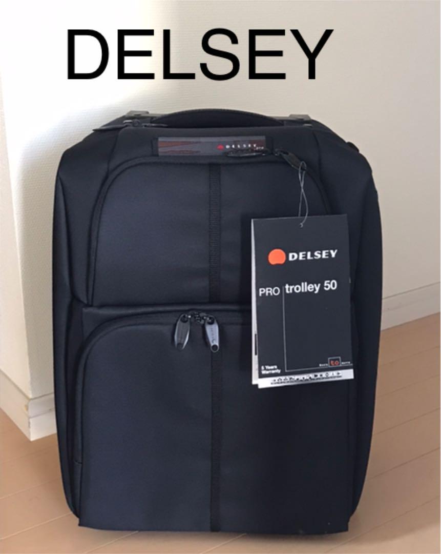 オマケに高級鍵付き DELSEY pro trolley 50 カメラバック