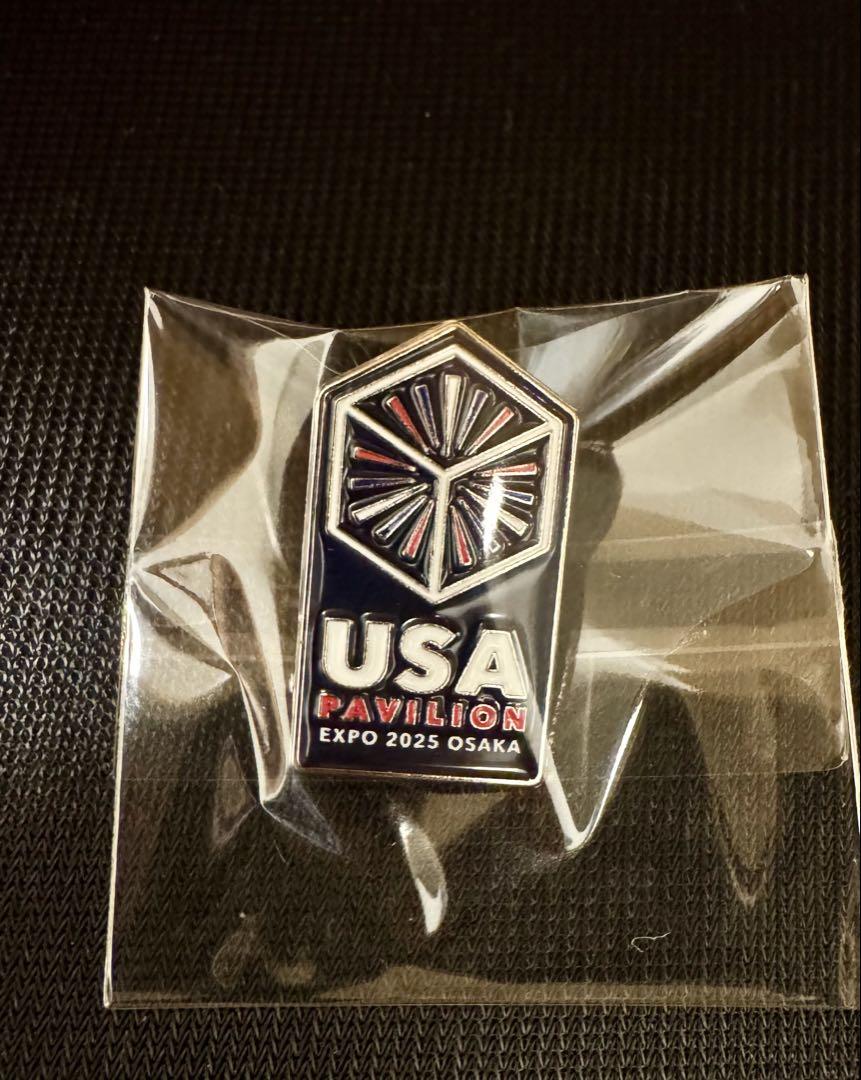 EXPO2025 大阪関西万博 アメリカ館 ピンバッジ 非売品】大阪関西万博2025 USA パビリオン アメリカ館
