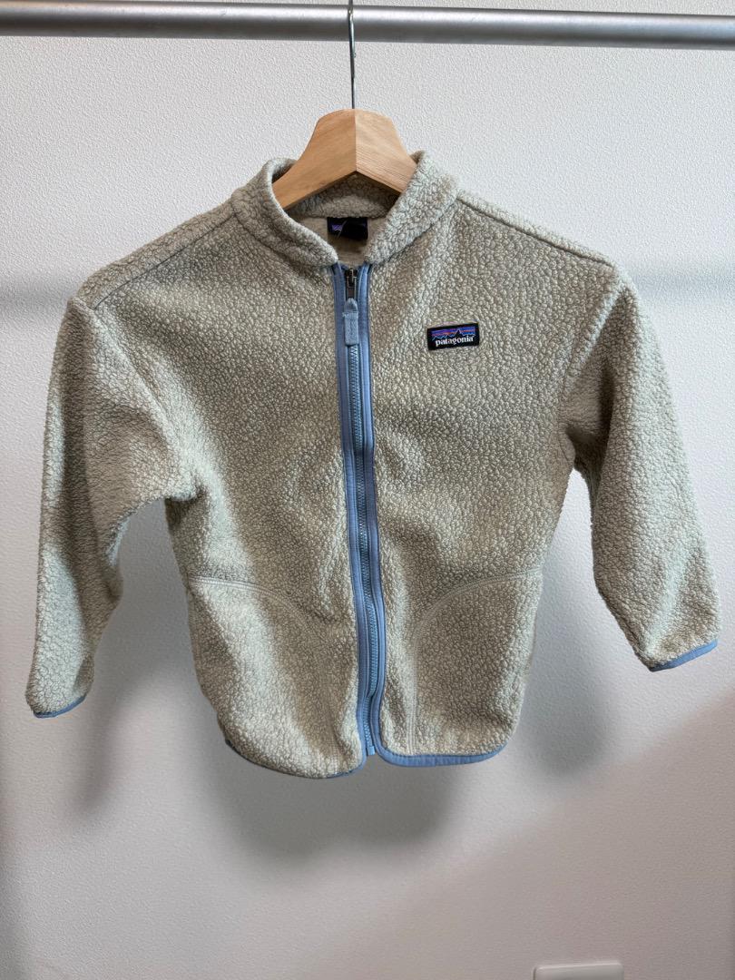 Patagonia フリースジャケット クリーム色 5T 110cm - メルカリ