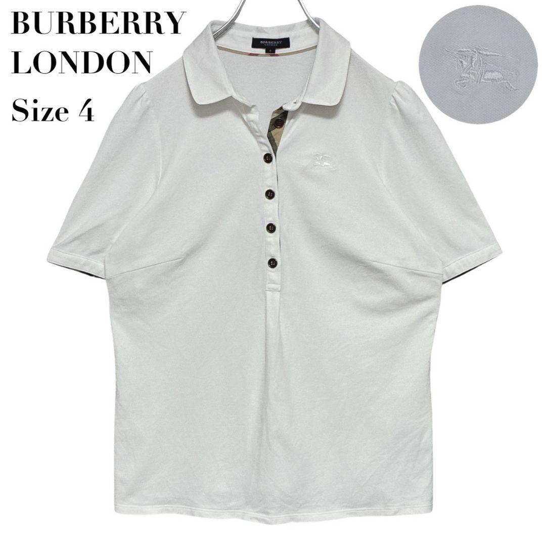 Burberry ロンドン馬刺繍入り半袖 ポロシャツ 新品タグ付き Burberry ロンドン馬刺繍入り半袖 ポロシャツ 新品タグ付き