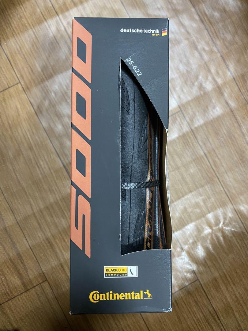 新品コンチネンタルGP5000 クリンチャートランスペアレント2本セット
