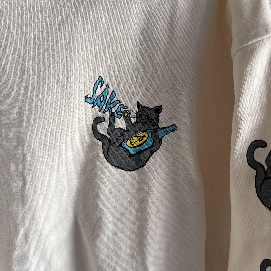 ゴースローキャラバン　猫と晩酌　ロンTEE
